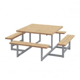 ThermoWood® Picknicktafel Vierkant Blokhus Black
