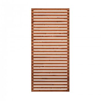 ThermoWood® Tuinscherm Tokyo 83 x180 CM Black