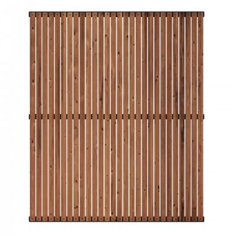 Thermowood® Zelfbouw Schutting Saga 150 x 180 CM Black