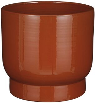 Thiago Bloempot - 26x26x23 cm - Terracotta - Rood