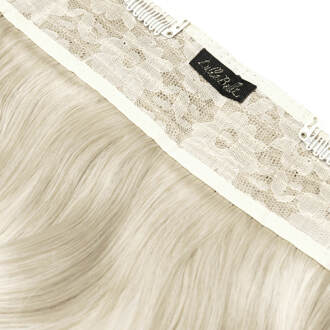 Thick 20 1-Piece Curly Clip in Hair Extensions (Various Colours) - Bleach Blonde