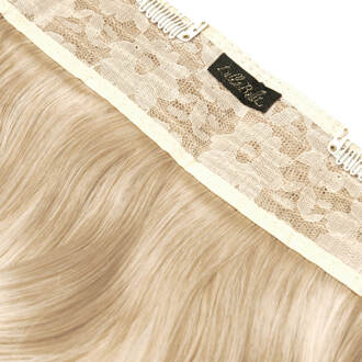 Thick 20 1-Piece Curly Clip in Hair Extensions (Various Colours) - Light Blonde