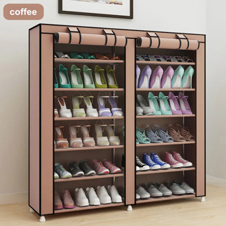 Thick Non-woven Cloth Multi-layers Shoe Rack Dustproof Waterproof Creative Shoes Cabinet Shoes Storage Rack DIY Shoes Organizer