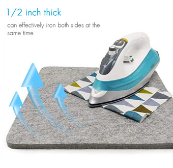 Thick Wool Ironing Mat for Quilting Smooth Pressing Pad Quilting Heat Resistant for Ironing Sewing Cutting on Ironing Board