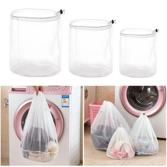 Thicken Drawstring Laundry Bag High Quality Clothing Care Fine Mesh Bags Bra Underwear Laundry Bags Laundry Storage