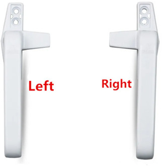 Thickened White door and window handle right/left For Double Glazing Aluminum alloy door handle window handle latch locks