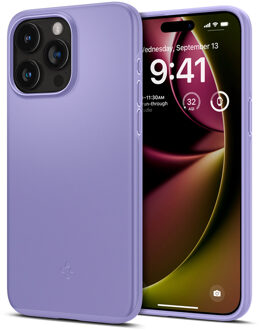 Thin Fit Backcover voor de iPhone 15 Pro Max - Iris Purple Paars