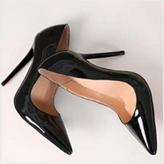 Thin heels pointed toe spring and autumn Pumps new black color pointed women's shoes are sexy and high heels