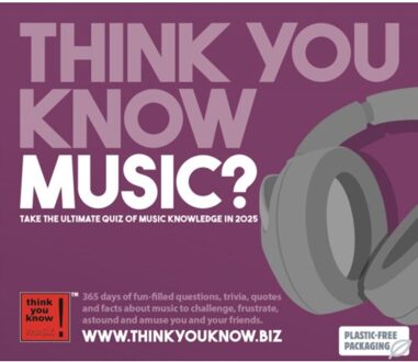 Think You Know Music Box Calendar 2025 - Know, Think You