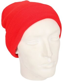 Thinsulate basics wintermuts voor volwassenen - rood - Acryl - One size