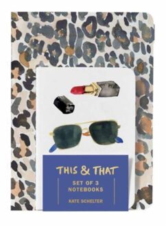 This & That Notebooks (Set of 3) by Kate Schelter