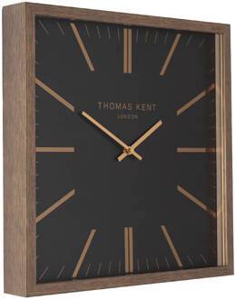 Thomas Kent Wandklok Smithfield 60 X 6 Cm Staal Zwart/brons