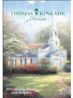 Thomas Kinkade Studios 12-Month 2025 Monthly Pocket Planner Calendar With Scripture - Kinkade, Thomas