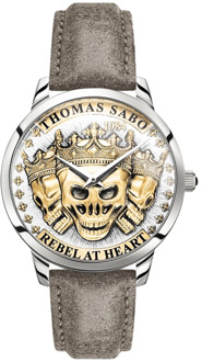 Thomas Sabo Rebel Spirit 3D Skulls Gouden Horloge Thomas Sabo , Multicolor , Heren - ONE Size