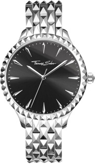 Thomas Sabo Thomas Sabo, Dames Analoog horloge 'Rebel at Heart', zwart / zilver - One Size