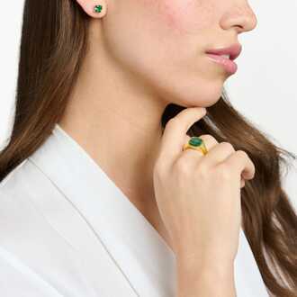 Thomas Sabo zegelring in Goud - I 1/2