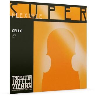 Thomastik Infeld TH-27 cellosnaar D-2 4/4 cellosnaar D-2 4/4, medium, rope core, chrome