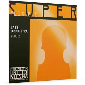 Thomastik Infeld TH-2883-2 contrabassnaar D-2 1/2 contrabassnaar D-2 1/2, 96,5cm, rope core, chrome