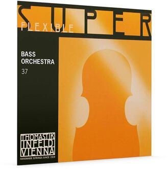 Thomastik Infeld TH-37 contrabassnaar D-2 4/4 contrabassnaar D-2 4/4, 110cm, medium, rope core, chrome