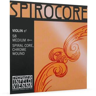 Thomastik Infeld TH-S-8 vioolsnaar E-1 4/4 vioolsnaar E-1 4/4, medium, spiral core, chrome
