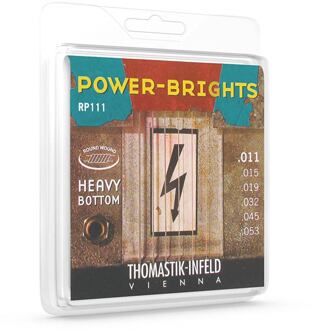 Thomastik Infeld THRP-111 snarenset voor elektrisch gitaar snarenset voor elektrisch gitaar, magnecore, 011-015-019-032-045-053