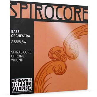 Thomastik Infeld THS-38855W contrabassnaar E-4 3/4 contrabassnaar E-4 3/4, 106cm, light, spiral core, chrome