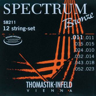 Thomastik Infeld THSB-211 snarenset akoestisch 12-snarig snarenset akoestisch 12-snarig, bronze roundwound, 011