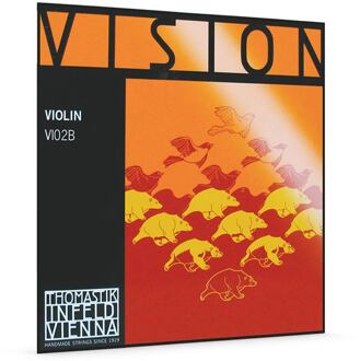 Thomastik Infeld VI-02B vioolsnaar A-2 4/4 vioolsnaar A-2 4/4, chromium wikkeling steel core
