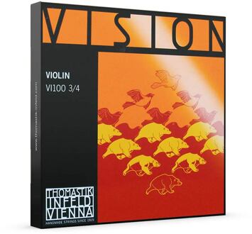 Thomastik Infeld VI-100-34 snarenset viool 3/4 snarenset viool 3/4, bestaande uit VI-01-34, VI-02-34, VI-03-34 en VI-04-34