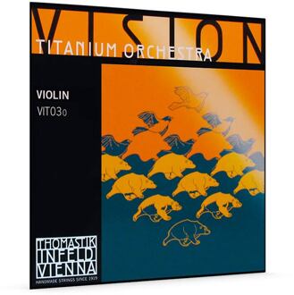 Thomastik Infeld VIT-03-O vioolsnaar D-3 4/4 vioolsnaar D-3 4/4, synthetic core, silversteel 99.9