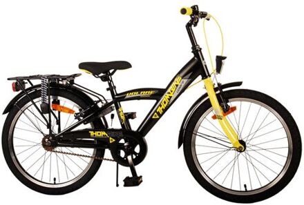 Thombike Kinderfiets - Jongens - 20 inch - Zwart Geel - Twee Handremmen