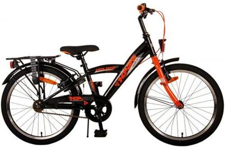 Thombike Kinderfiets - Jongens - 20 inch - Zwart Oranje - Twee Handremmen