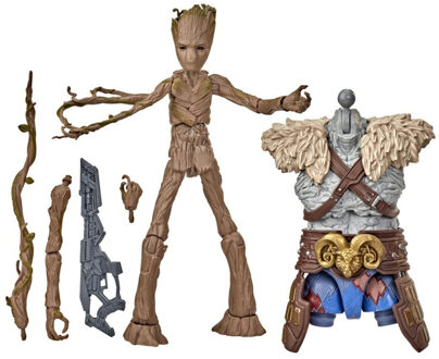 Thor: Love and Thunder Marvel Legends Series Action Figure 2022 Marvel's Korg BAF #6: Groot 15 cm
