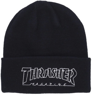 Thrasher Beanies Thrasher , Black , Heren - ONE Size