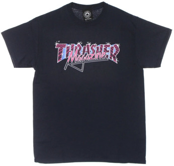 Thrasher Heren Vice Logo Tee Thrasher , Blue , Heren - Xl,L,M,S
