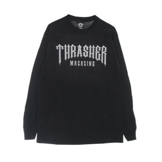 Thrasher lange mouwen T-shirt Thrasher , Black , Heren - Xl,L,M,S