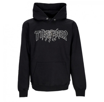Thrasher Medusa Zwarte Hoodie Streetwear Thrasher , Black , Heren - Xl,L,M,S