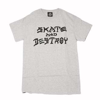 Thrasher Skate & Destroy T-Shirt Thrasher , Gray , Heren - S