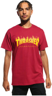 Thrasher t-shirt Thrasher , Red , Heren - S