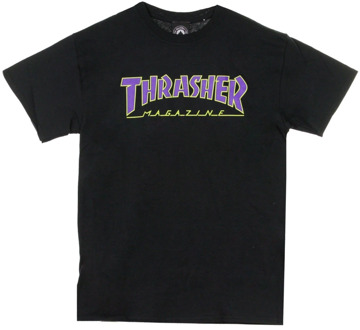 Thrasher T-Shirts Thrasher , Black , Heren - Xl,L,M,S