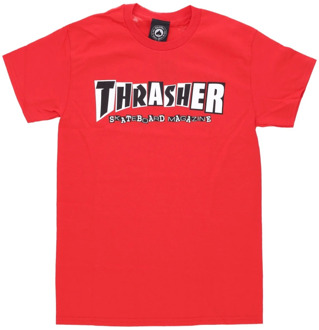 Thrasher T-Shirts Thrasher , Red , Heren - Xl,L,M,S