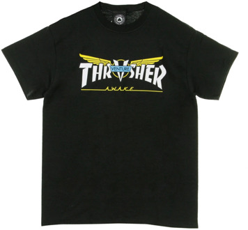 Thrasher Venture Collab Tee - Zwart Thrasher , Black , Heren - Xl,S