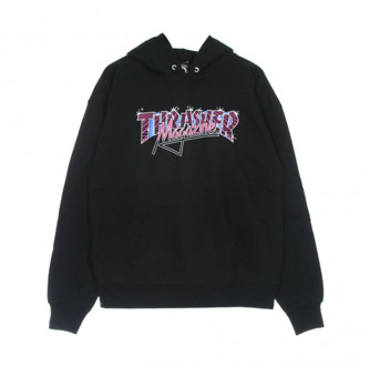 Thrasher Vice -logo hoodie Thrasher , Black , Heren - Xl,L,S