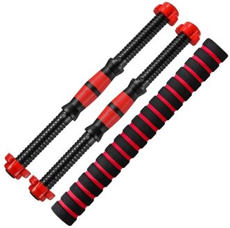 Threaded Dumbbell Handle Bars Extension Bar Set Adjustable Dumbbell Bars for Weight Lifting Home Gym Fitness Exercise