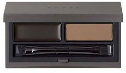 THREE Advanced Eye-Dentity Browshaping Duo 04 Dark Brown