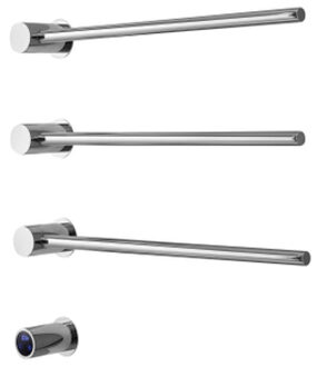 THREE Elektrische Handdoekradiator - 52x54x13cm - 30watt - chroom SW1381752