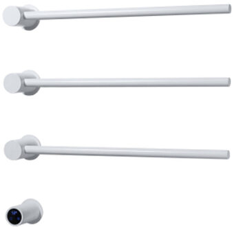 THREE Elektrische Handdoekradiator - 52x54x13cm - 30watt - wit mat SW1381755