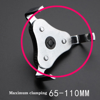 Three-Jaw Oil Grid Wrench Oil Filter Element Disassembly Tool Total Heat Treatment Precision Polishing 1 Pcs