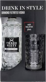 Three Sixty Vodka Giftpack 70CL