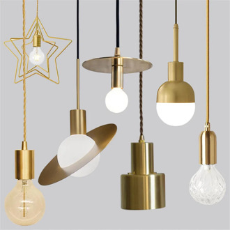 Thrisdar Modern Creative LED Pendant Lights Metal Art Loft Dining Room Living Room Hanging Lights Coffee Shop Bar Pendant Lamps